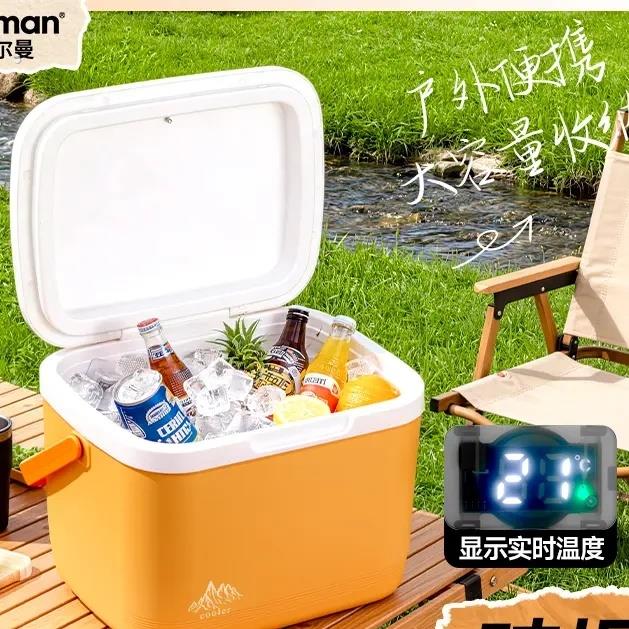 德尔曼保温箱商用摆摊专用冷藏箱保冷车载户外露营保鲜冰块保温箱