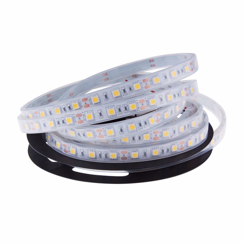led灯带12v24v5050七彩套管防水防雨户外灯箱招牌汽车照明软灯条图片