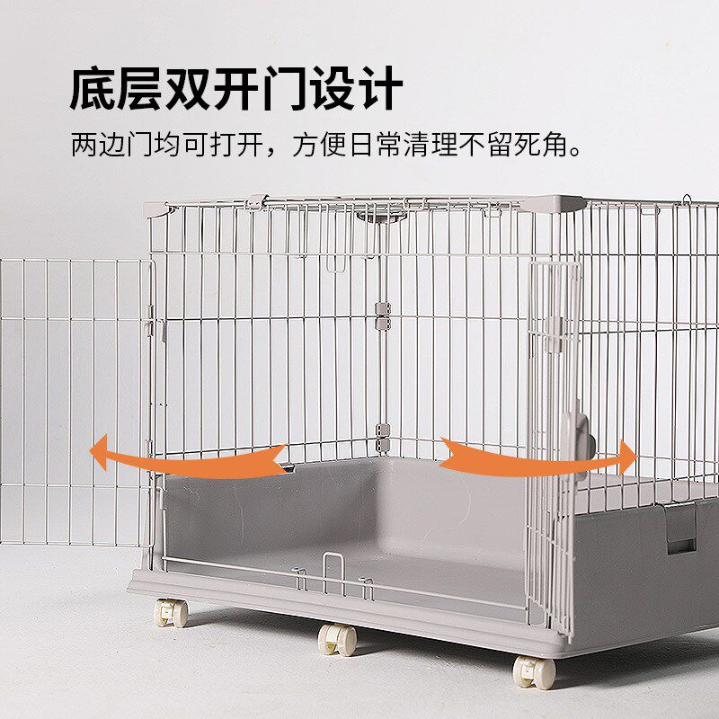 兔笼豪华狗笼防喷尿兔子笼家用大兔笼子兔别墅窝兔屋围栏宠物用品