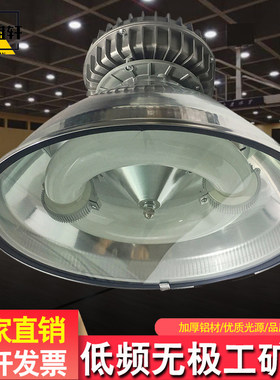 低频无极灯厂房仓库车间防爆防腐灯100w200W300W瓦羽毛球馆照明灯