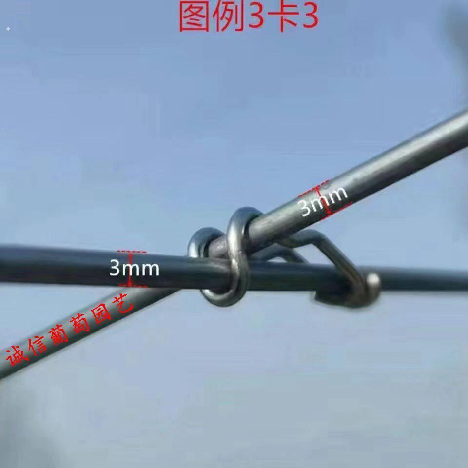 葡萄杆钢丝固定神器竹片卡扣小棚支架拱棚夹子卡扣避雨棚卡扣配件
