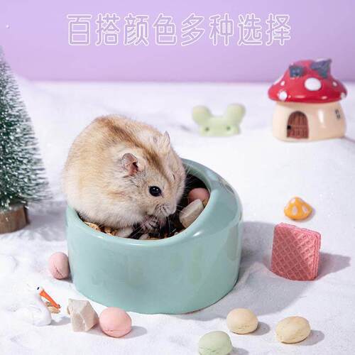 ·撒鸟食罐鸟牡丹鹦鹉用品鹦鹉鸟陶瓷鸟食盒防溅鸟碗喂食器食槽鸽