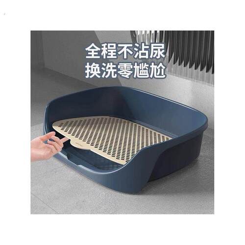 兔子厕所大号防喷尿围栏宠物小兔兔荷兰猪拉屎尿便便盆专用厕所品