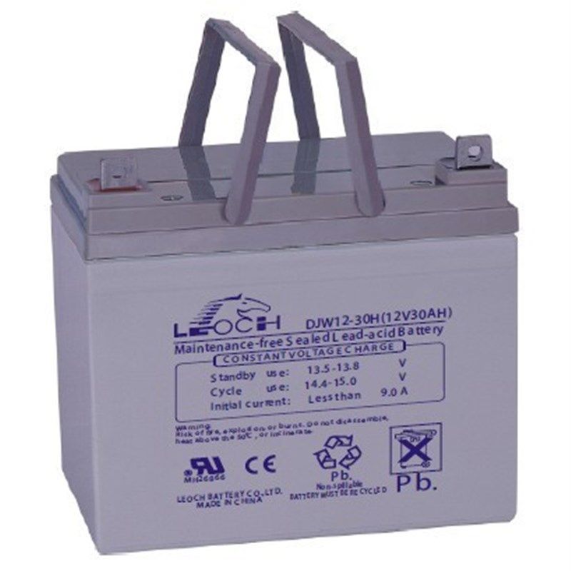 现货LEOCH理士DJW12-30 12V30AH直流屏电柜/船舶/电动车用蓄电池