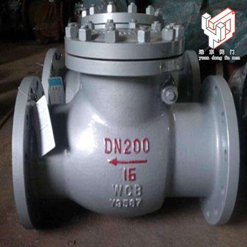 H44H-16C 铸钢旋启式止回阀 法兰止回阀 逆止阀 单向阀 DN15~300