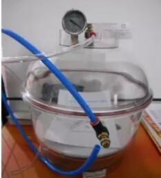 塑料仪器 塑料白色干燥器 附隔板230mm