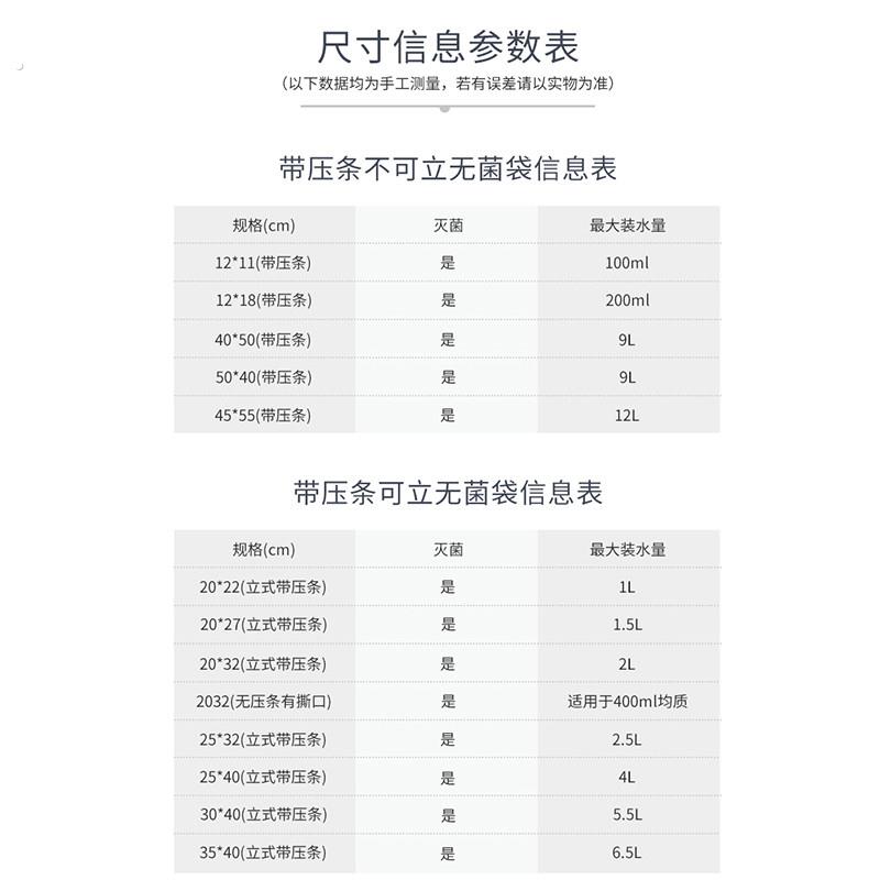 比克曼生物无菌均质袋带压条采样袋加厚实验室自封取样采集水样袋