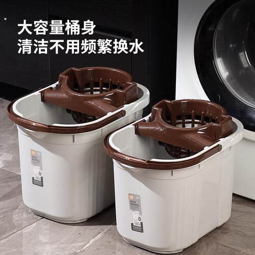 特厚地拖桶家用塑料拖地桶加厚拖把桶手压挤水桶清洁桶墩布桶商用