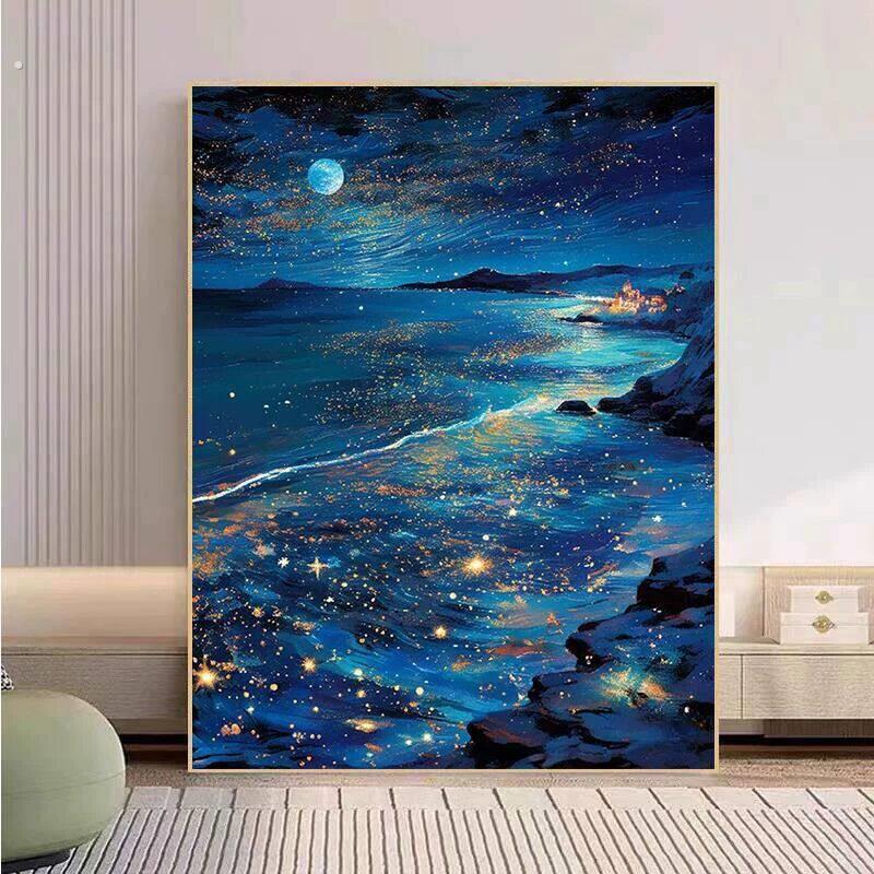 星辰大海拼图地狱级高难度大人解压风景挂墙画一千片治愈系高级感