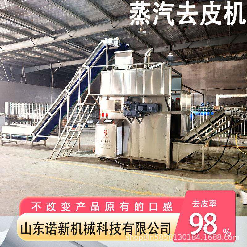 甜柿蒸汽去皮机树柿蒸汽脱皮机番茄蒸汽去皮机新型蒸汽去皮机