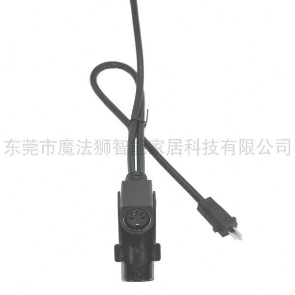 电动足浴功能沙发躺椅头等舱维修翻新配件推杆电机线材01公5P母头