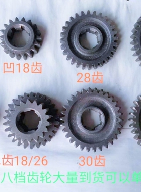 圣泰奔马世杰中亿农用三轮车变速箱齿轮奔马三马车八档齿轮