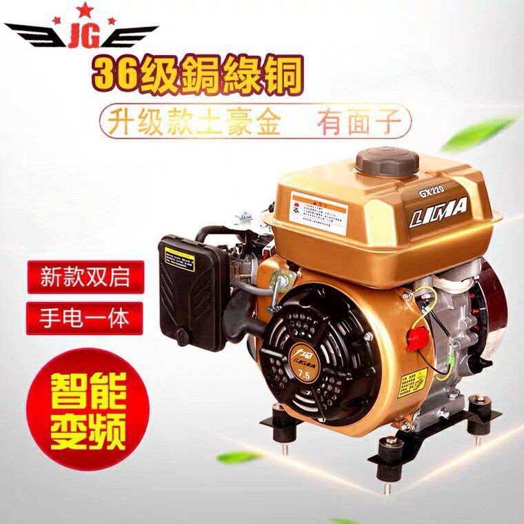 土豪金48v60v72v伏电动三轮车四轮车汽车轿车增程器汽油发电机