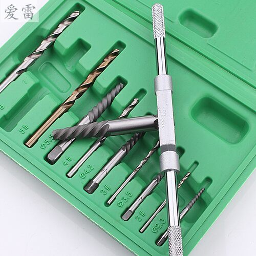 中国拆卸生锈拆出断坏螺丝取出器器g滑小型去断断丝起螺柱老旧断