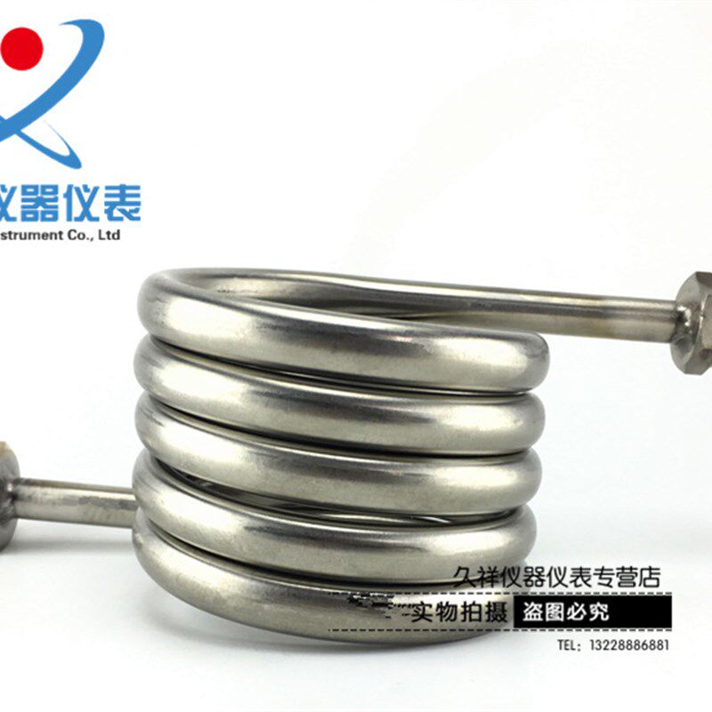 不锈钢缓冲管 5个圈弯管多圈压力表表弯压力M20*1.5 异型冷凝管