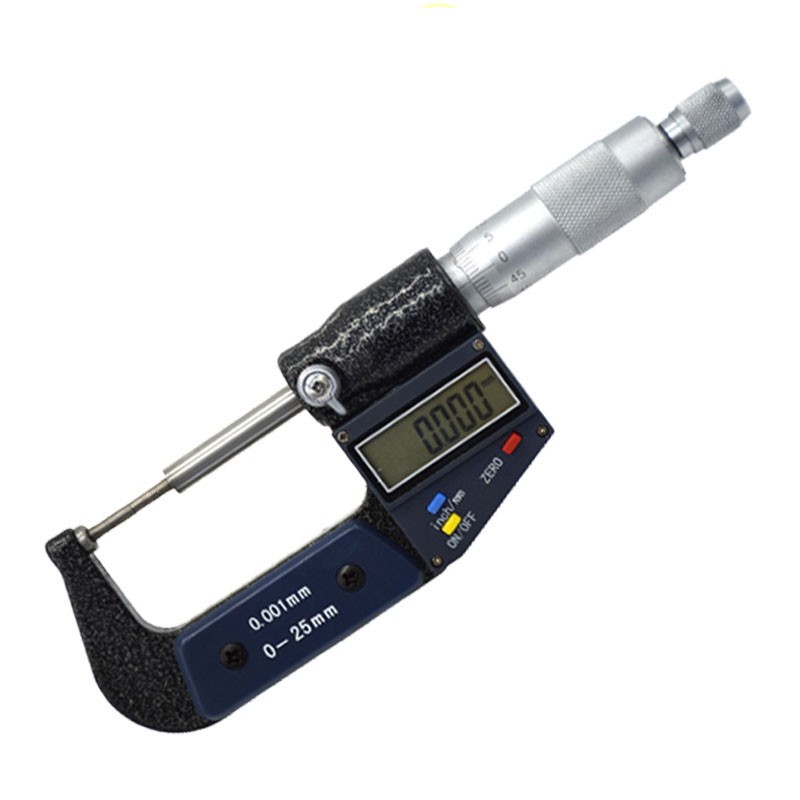 数显小头壁厚千分尺0-25mm测微器精度0.001花键直径2mm 3mm1mm