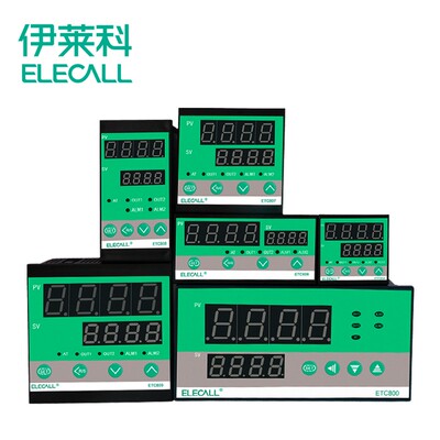伊莱科ETC800二路报警 数显智能温控仪恒温器温度控制器自动开关
