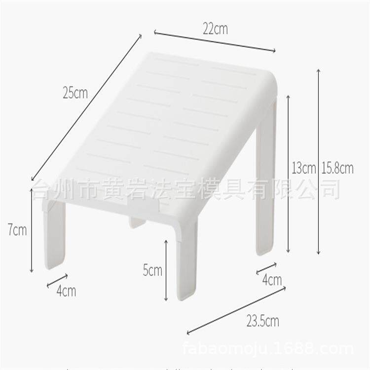 分层简易鞋架/鞋柜/鞋托/塑料鞋子家用收纳整理架注塑模具