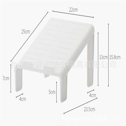 分层简易鞋架/鞋柜/鞋托/塑料鞋子家用收纳整理架注塑模具