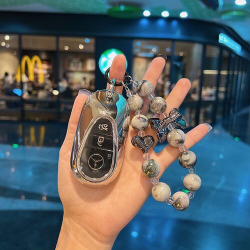 奔驰新款C级钥匙套C200L壳C260L新S级G级S400L包S450L车glc300l女