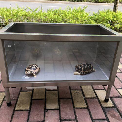 304不锈钢加过滤器鱼缸 客厅用100x50x40cm金鱼缸