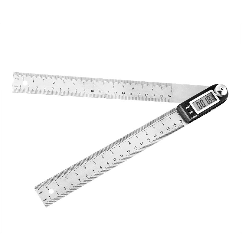 数显角度尺量角器不锈钢直角尺角度尺高精度角度尺数显200-300mm
