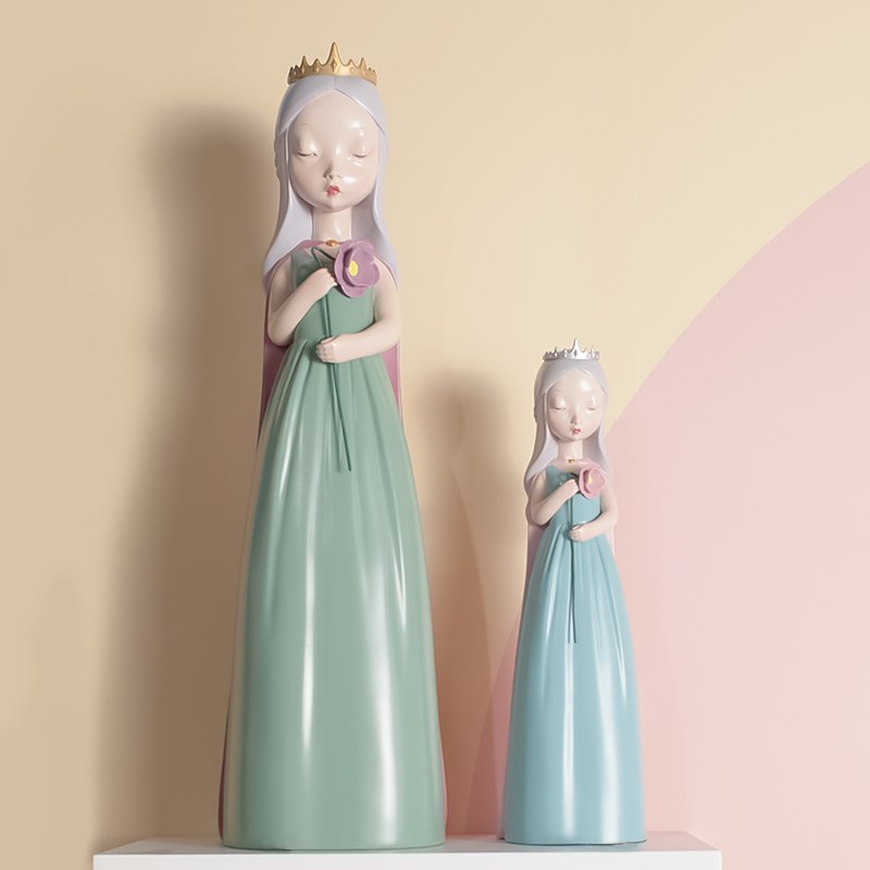 贾晓鸥新品《虞美人》可米艺术品摆件创意北欧装饰生日结婚礼物