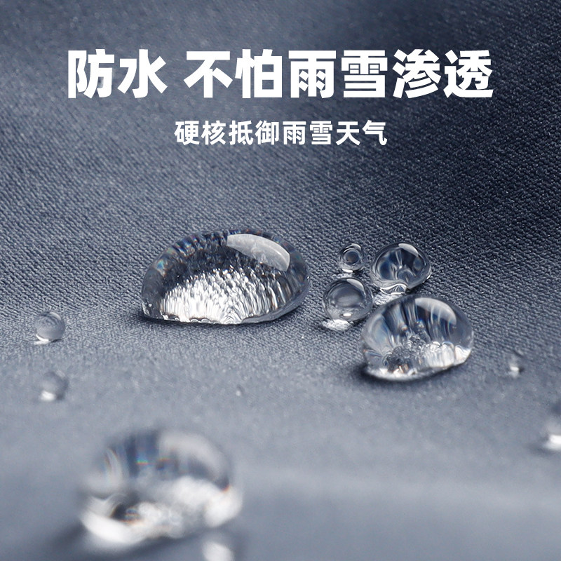 儿童冲锋裤加厚2023新款男童女童加绒滑雪裤中大童冬季防风工装裤