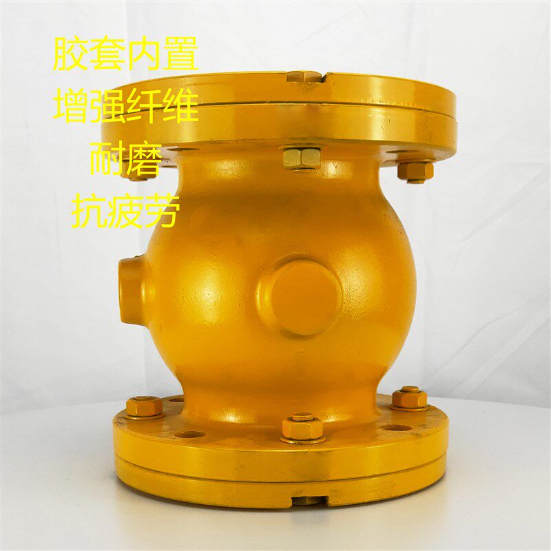 GJ841X-6L法兰耐磨VF气动夹管阀挤压箍断浆料管夹阀dn100气囊阀