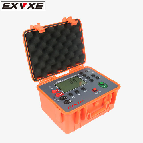 EXVXE等电位测试仪EX3050数字式微欧计欧姆计直流接地电阻测试仪