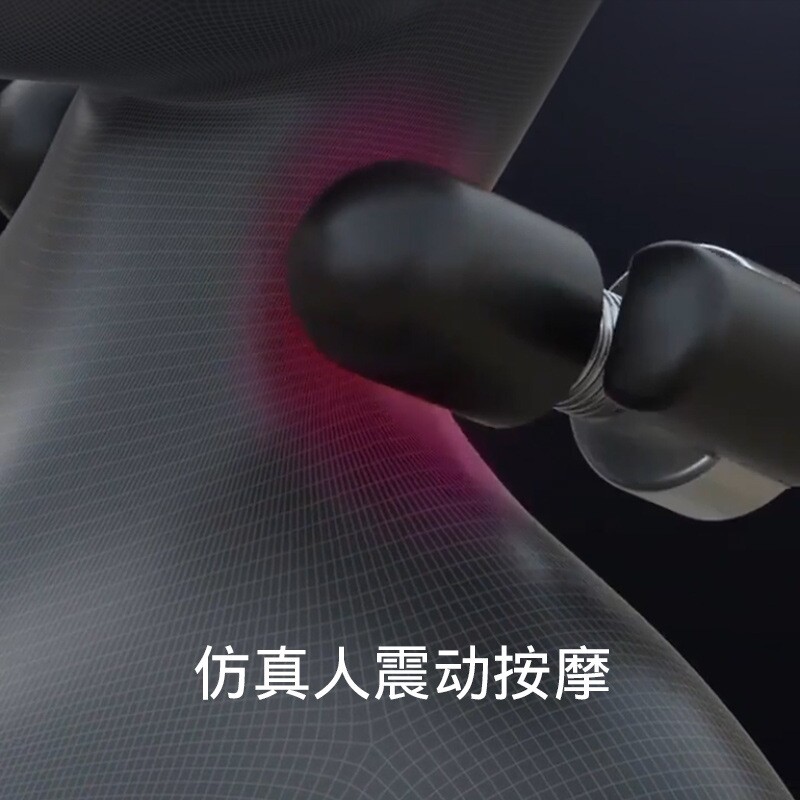 航空级汽车头枕腰靠背垫电动加热按摩器护腰男车载四季护颈椎网红