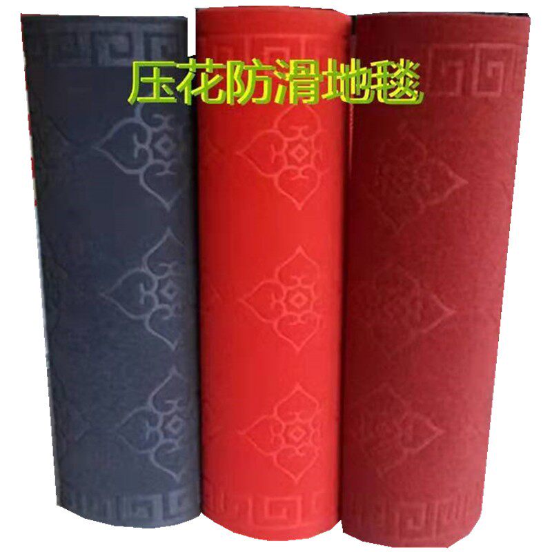开业进门口迎宾红地毯结婚礼商用过道走廊地毯吸水防滑楼梯踏步垫