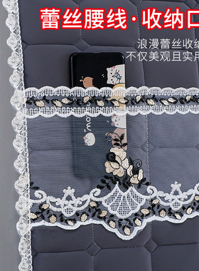 2021新款床头套罩加厚全包欧式皮床木头床防撞夹棉软包时尚保护套