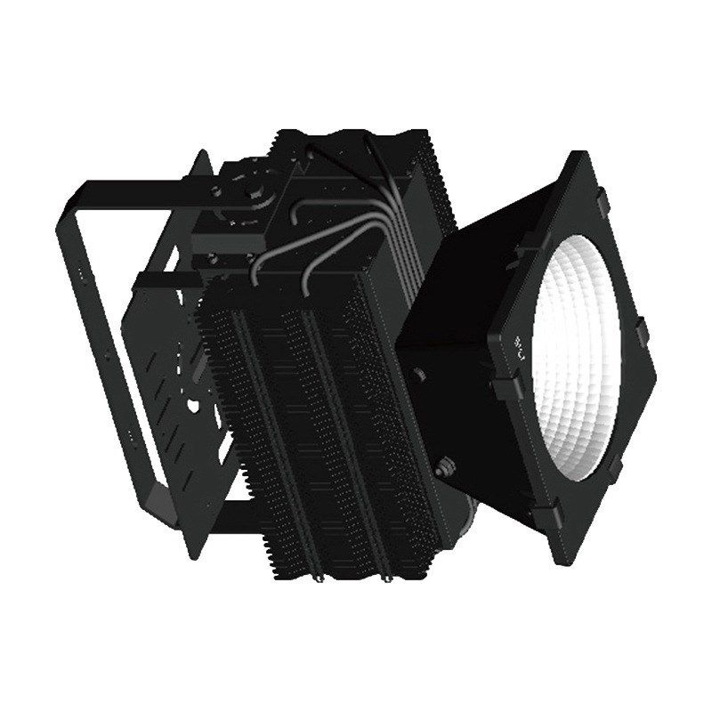 led探照灯建筑之星鳍片800w1000w大功率工地工程防水塔吊灯照明灯