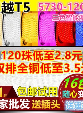 LED灯带超亮5050灯带3014双排2835灯条 吊顶客厅七彩遥控光带防水