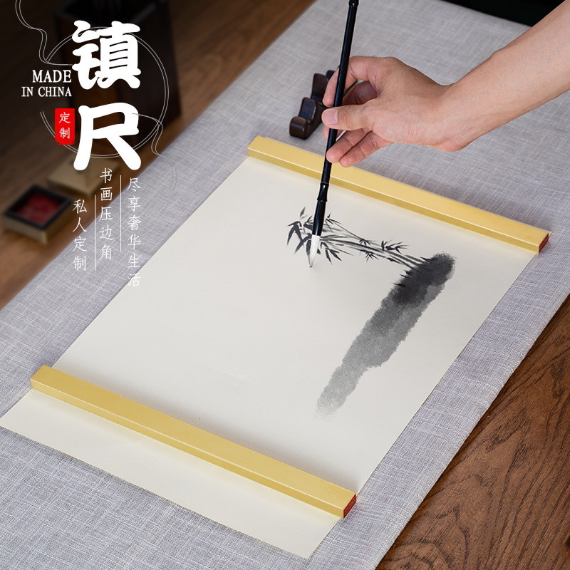 不止是镇纸,不止是印章一把神器,三种用途 实心黄铜超长印章