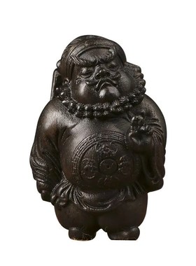 沉香木雕刻钟馗文玩小众手把件家居装饰品桌面工艺品摆件汽车挂件