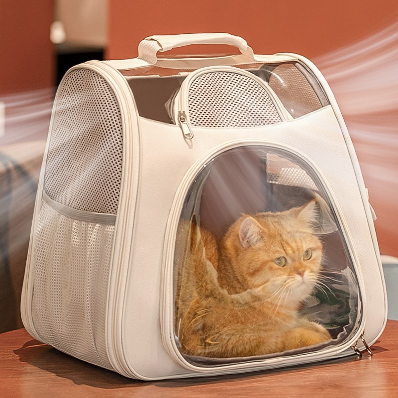 猫包大容量外出便携双肩书包宠物背包猫笼防应激狗狗外出背包用品