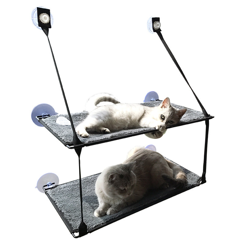 玻璃吸盘式晒太阳猫吊床大号宠物猫咪窗户阳台挂床猫窝猫笼猫爬架