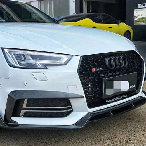 专用于奥迪S3蜂窝标RS3S4S5字贴S6SQ7SQ5SQ3蜂窝中网标字标改装标