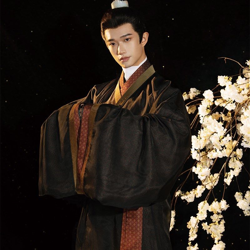 挽纱坊汉服 男款  直裾  马王堆复原款  新年贺岁款 影曳