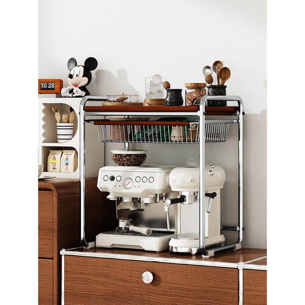 中古咖机置物架桌面包分层器具摆放台as241207水吧杯架茶抽屉叶茶
