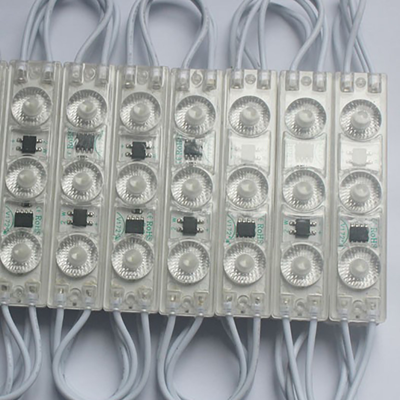 led模组220v防水高压招牌灯箱吸塑发光字超亮透镜灯芯光源灯带图片