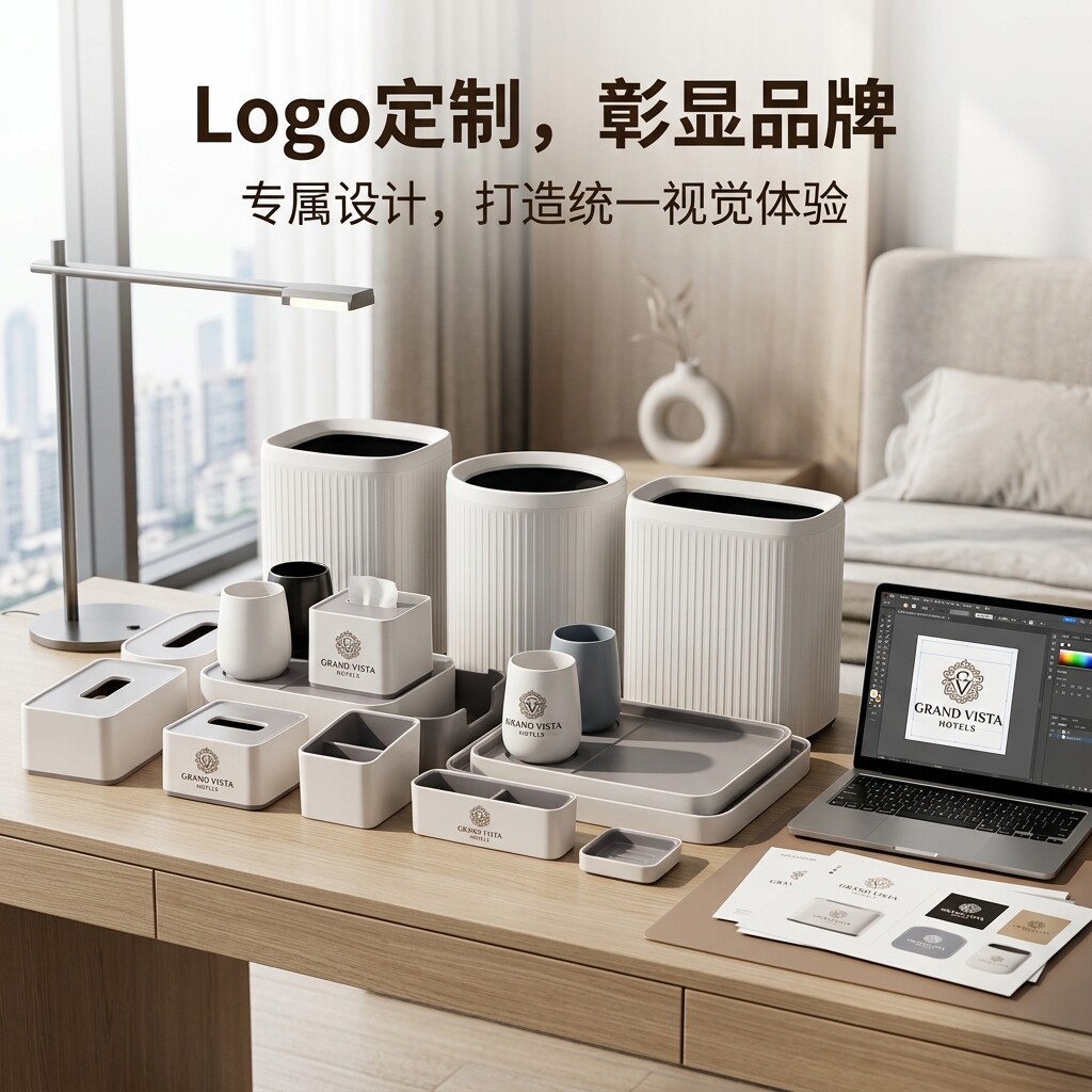 酒店客房托盘纸巾收纳盒