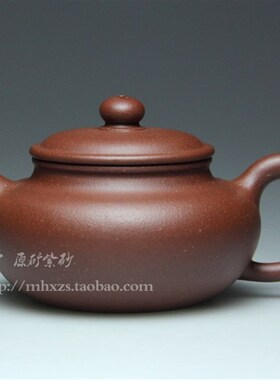 宜兴紫砂壶功夫茶具原矿黑金砂老紫泥纯手工壶110CC小容量仿古壶