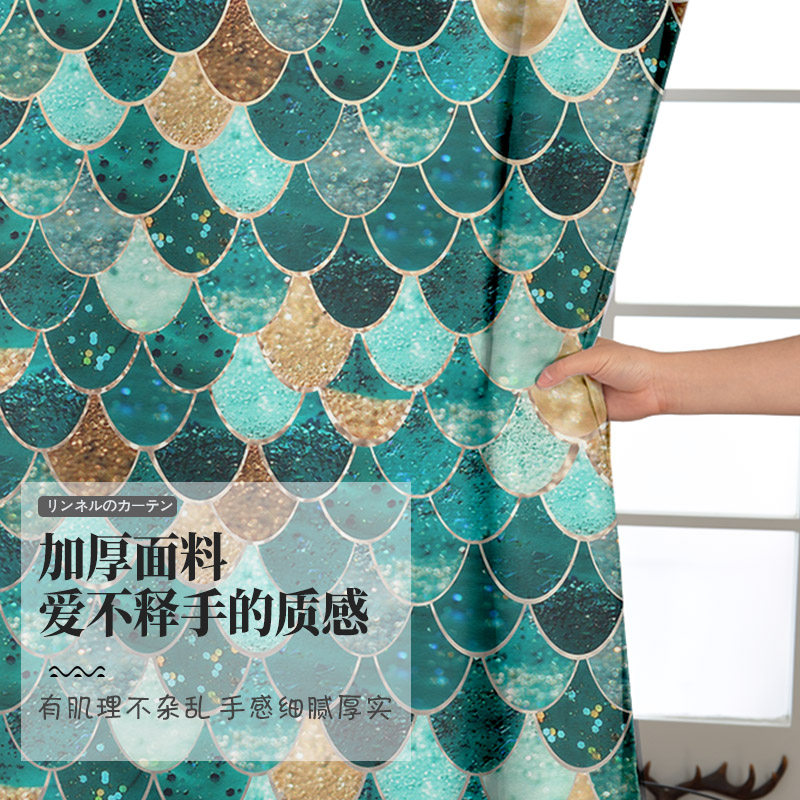 轻奢浴帘罗马孔浴室浴帘布磁性套装免打孔防水布帘卫生间隔断挂帘