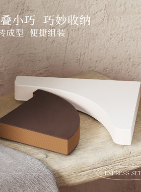 十八纸墙上隔板置物收纳壁挂架室内客厅创意时尚免打孔北欧风挂架