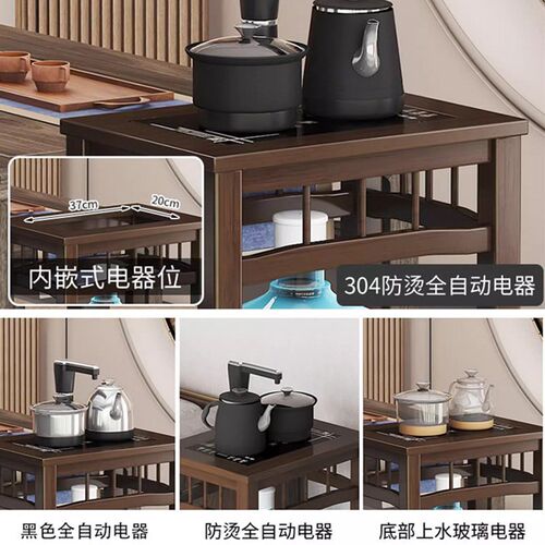 移动茶水架客厅沙发边几角几茶几小茶桌边柜家用泡茶台烧水壶一体