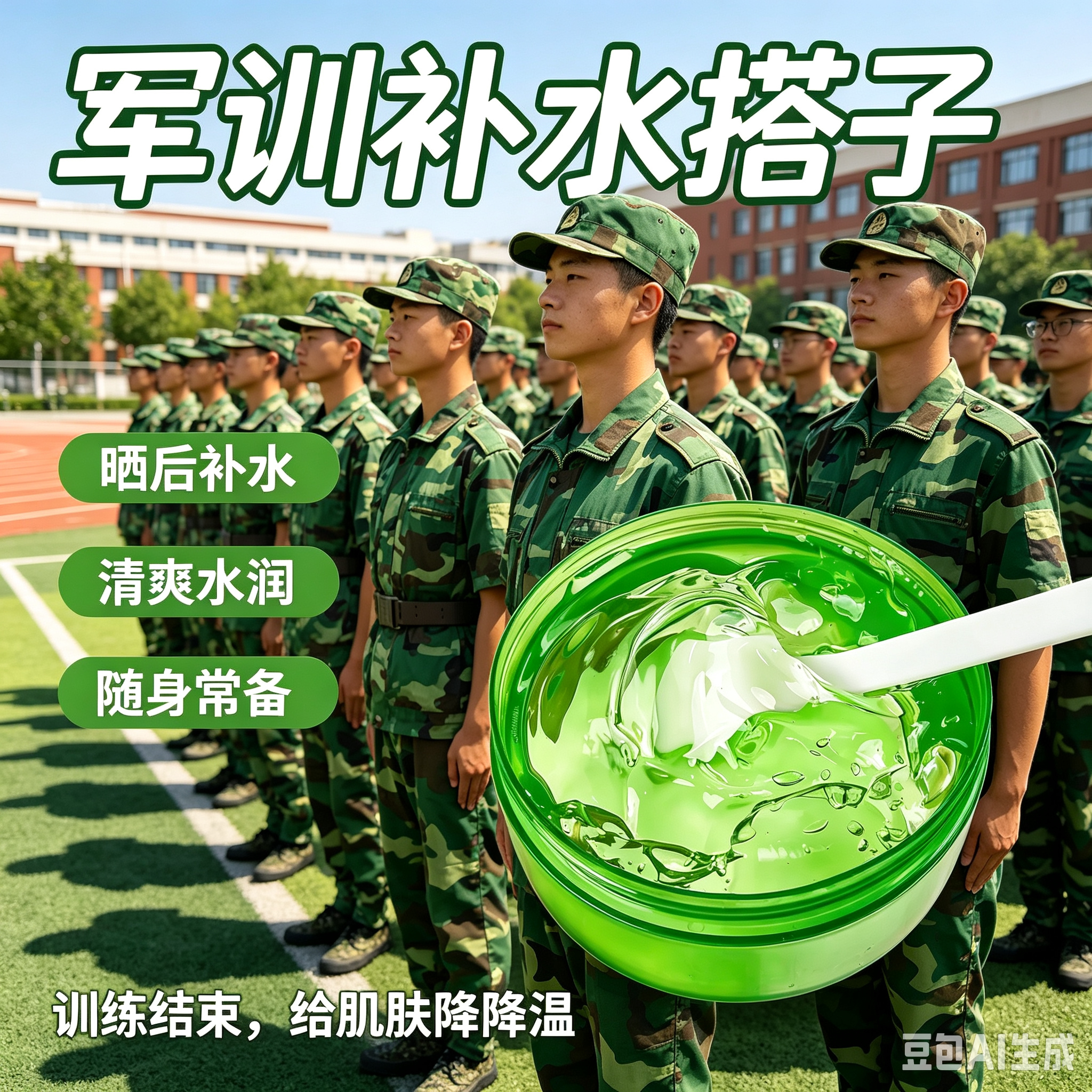 芦荟胶军训专用晒后修复凝露皮肤晒伤修复芦荟胶补水神器舒缓镇静