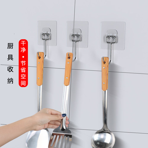 石灰墙专用挂钩超强力粘胶免打孔乳胶漆墙面水泥石膏粉刷白墙粘钩